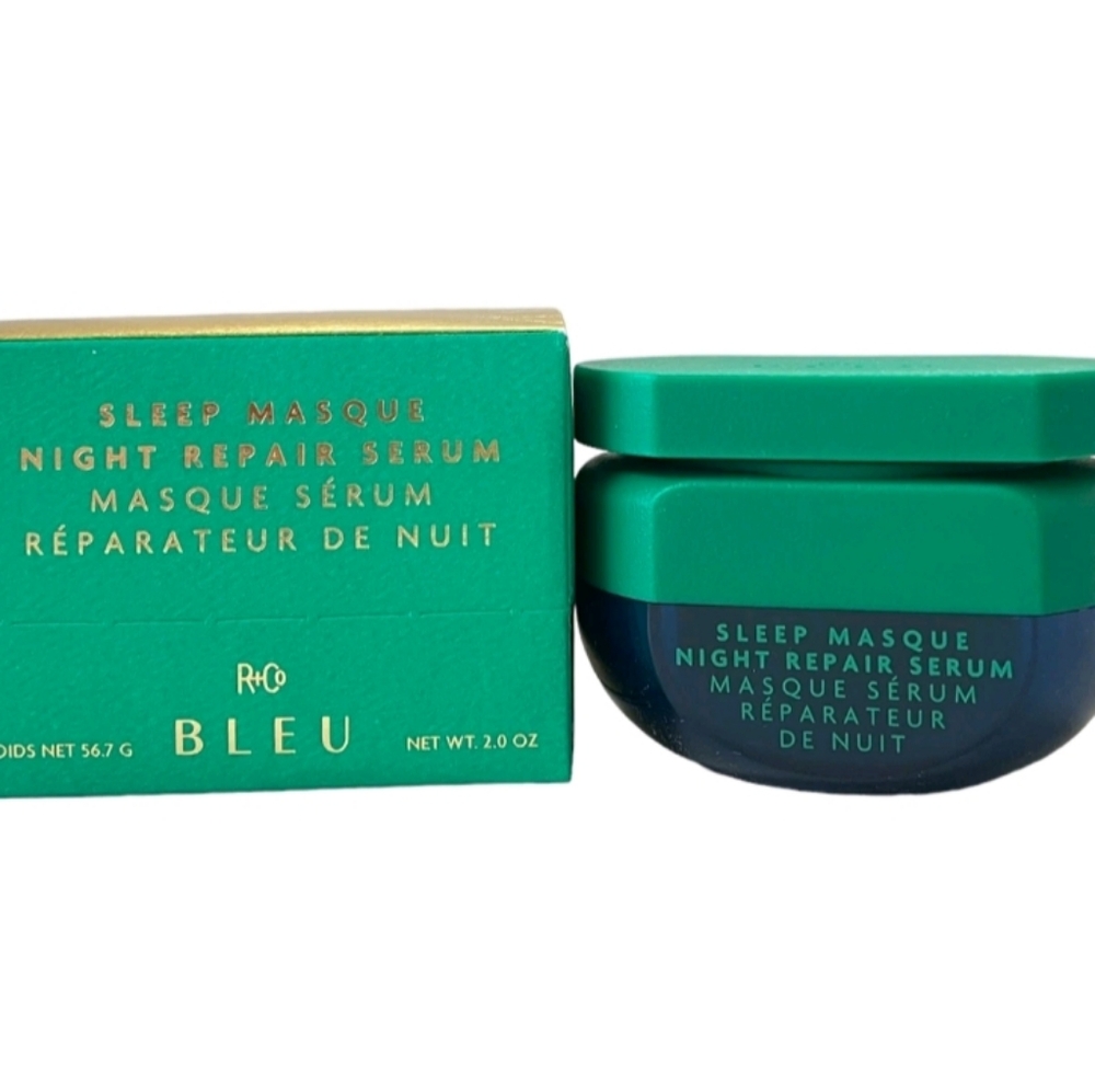 NEW! R+Co Bleu Night Repair Serum in Green and Gold